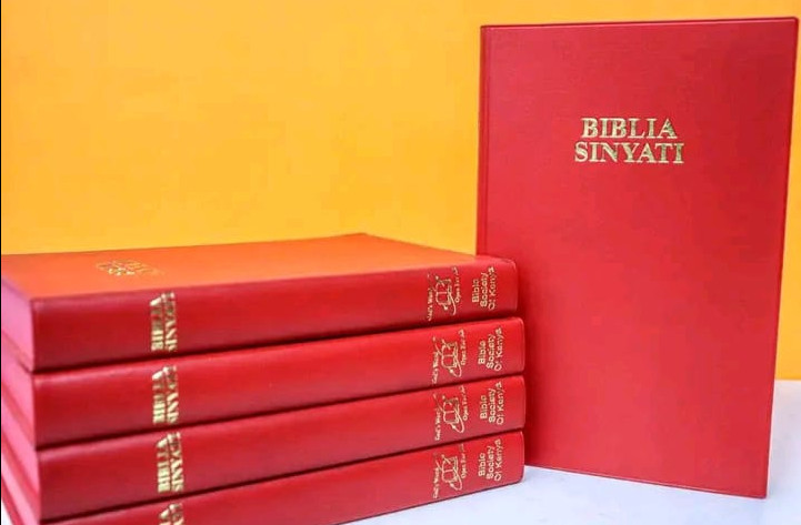 Stack of Red Bibles